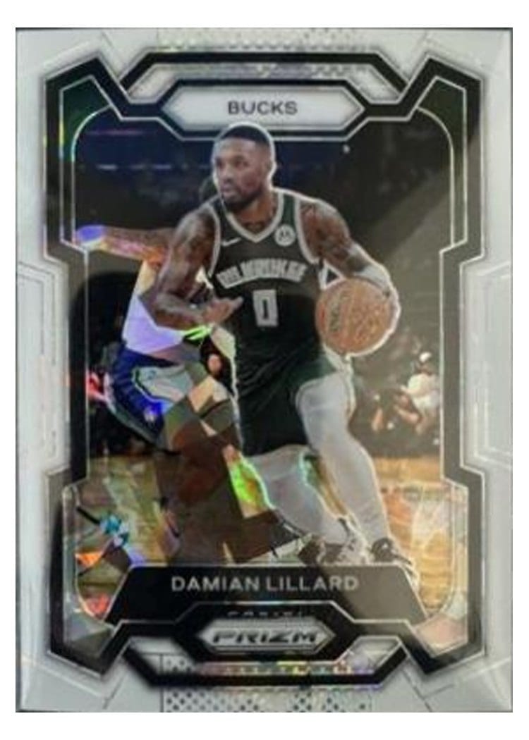 2023-24 Panini Prizm Base Set Damian Lillard #35 card