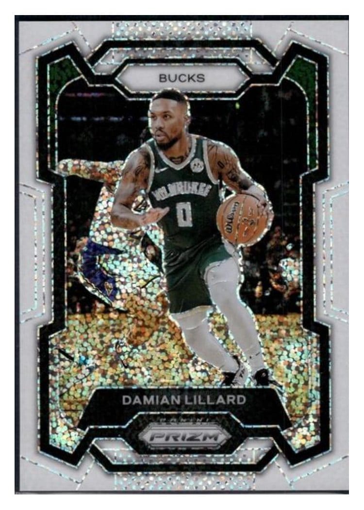 2023-24 Panini Prizm Base Set Damian Lillard #35 card