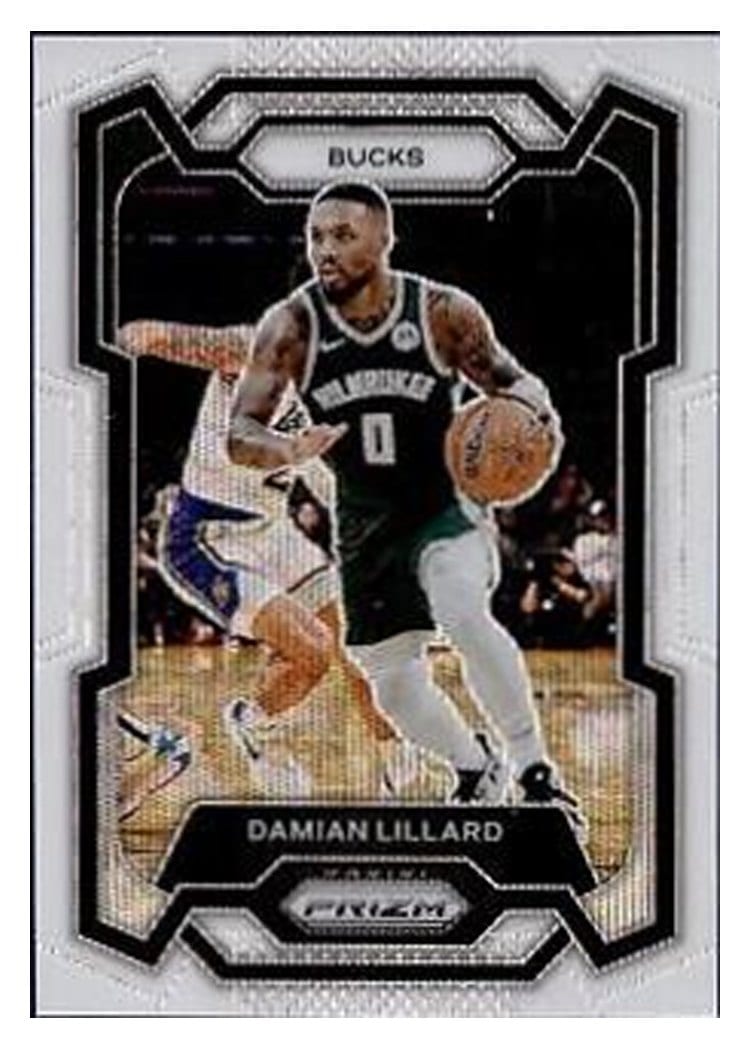 2023-24 Panini Prizm Base Set Damian Lillard #35 card