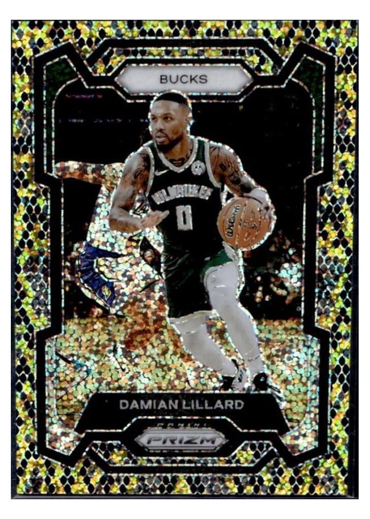 2023-24 Panini Prizm Base Set Damian Lillard #35 card