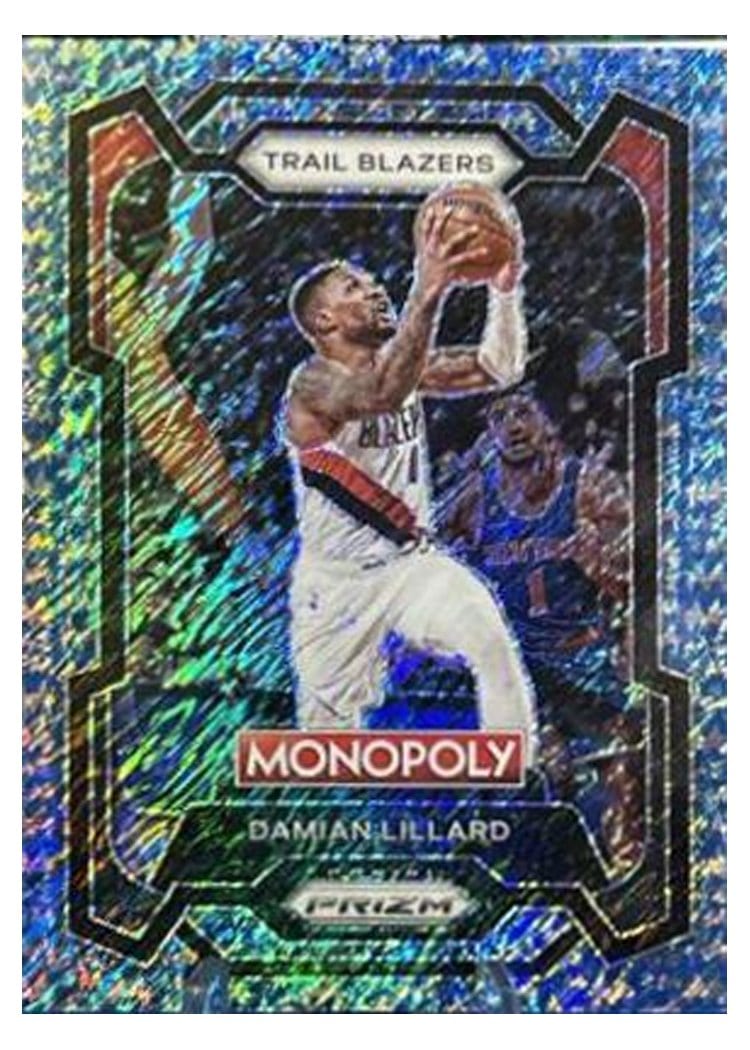 2023-24 Panini Prizm Monopoly Base Set Damian Lillard #73 card
