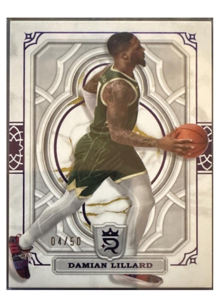 2023-24 Topps Royalty Base Set Damian Lillard #22 card