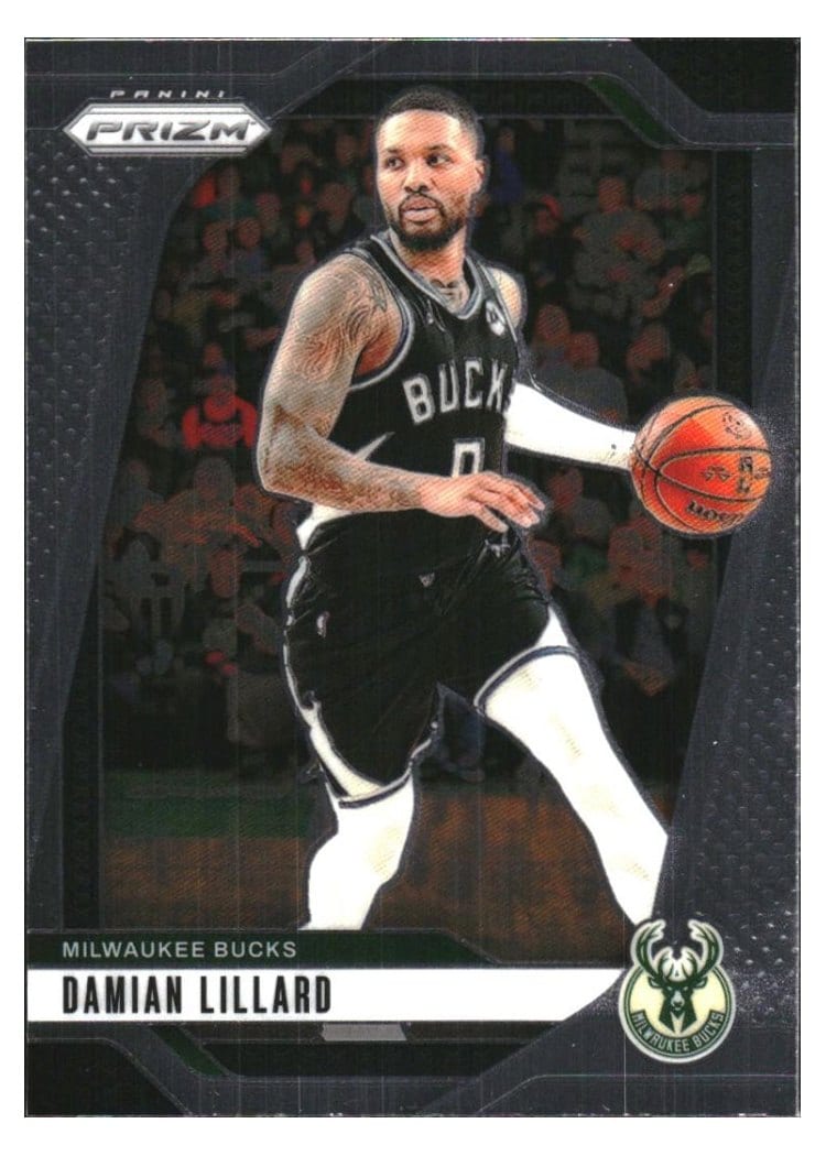 2024-25 Panini Prizm Base Set Damian Lillard #90 card