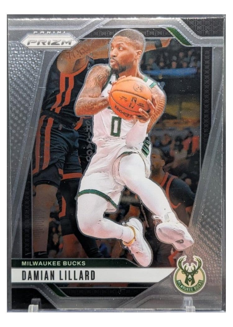 2024-25 Panini Prizm Base Set Damian Lillard #90 card