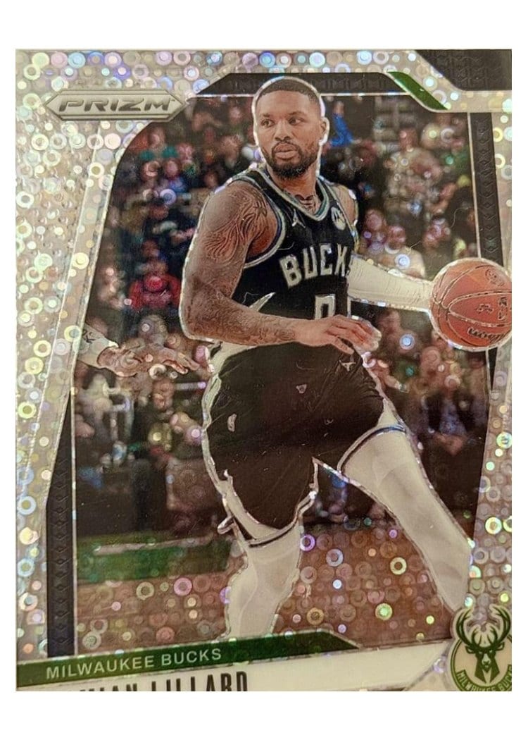 2024-25 Panini Prizm Base Set Damian Lillard #90 card