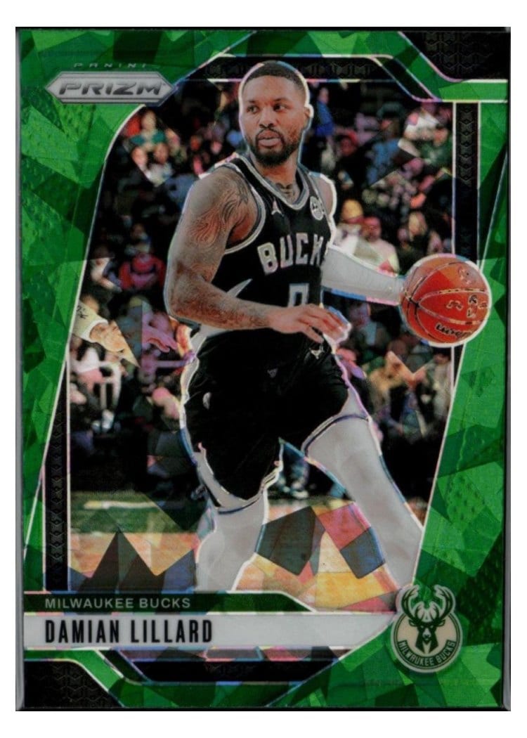2024-25 Panini Prizm Base Set Damian Lillard #90 card