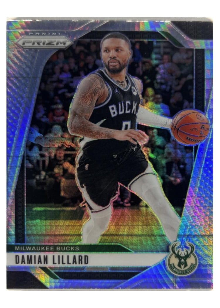 2024-25 Panini Prizm Base Set Damian Lillard #90 card