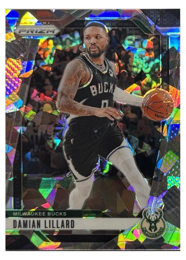 2024-25 Panini Prizm Base Set Damian Lillard #90 card
