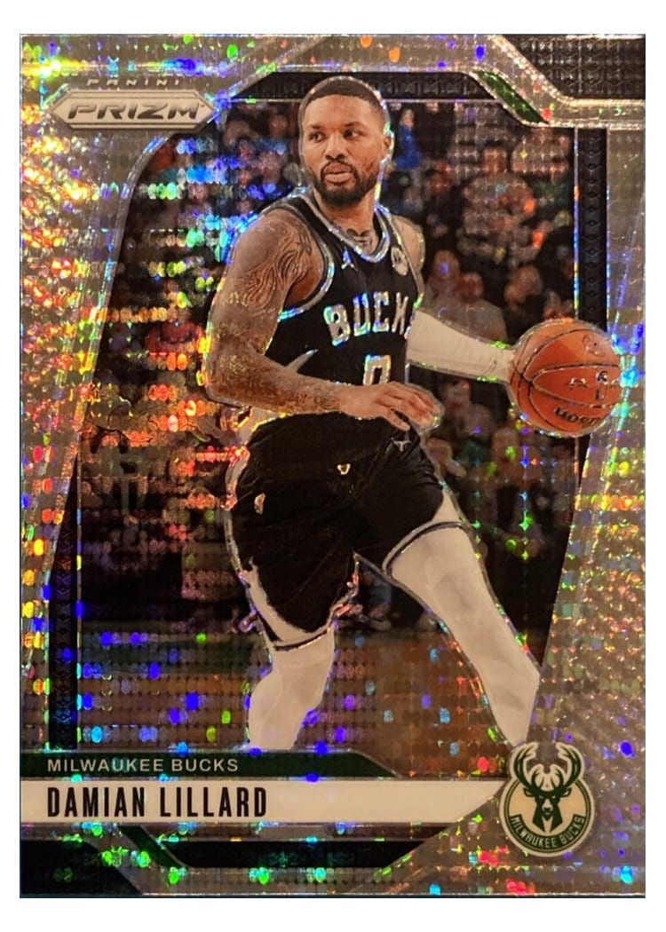 2024-25 Panini Prizm Base Set Damian Lillard #90 card