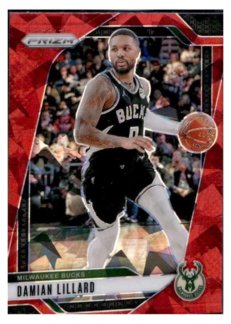 2024-25 Panini Prizm Base Set Damian Lillard #90 card