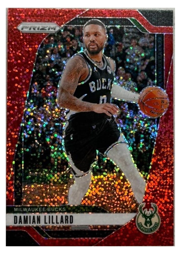2024-25 Panini Prizm Base Set Damian Lillard #90 card