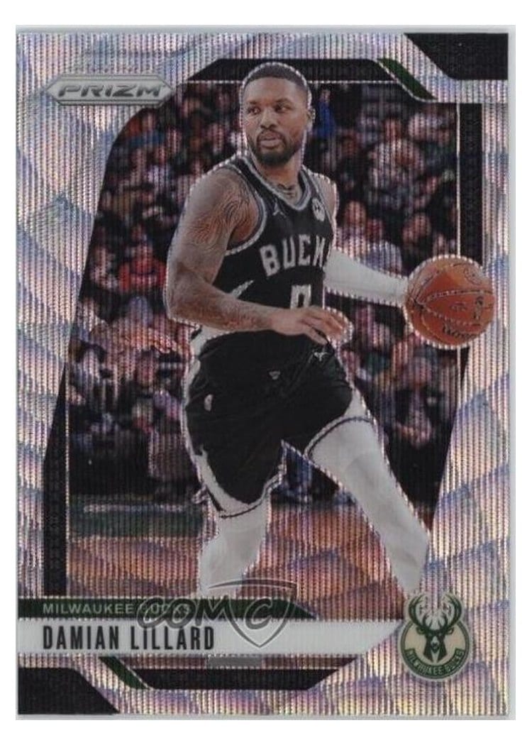 2024-25 Panini Prizm Base Set Damian Lillard #90 card