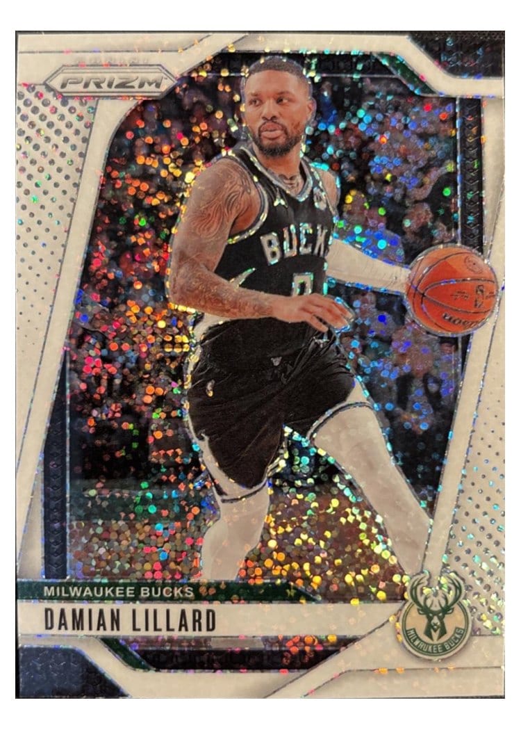2024-25 Panini Prizm Base Set Damian Lillard #90 card