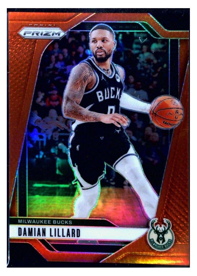 2024-25 Panini Prizm Base Set Damian Lillard #90 card