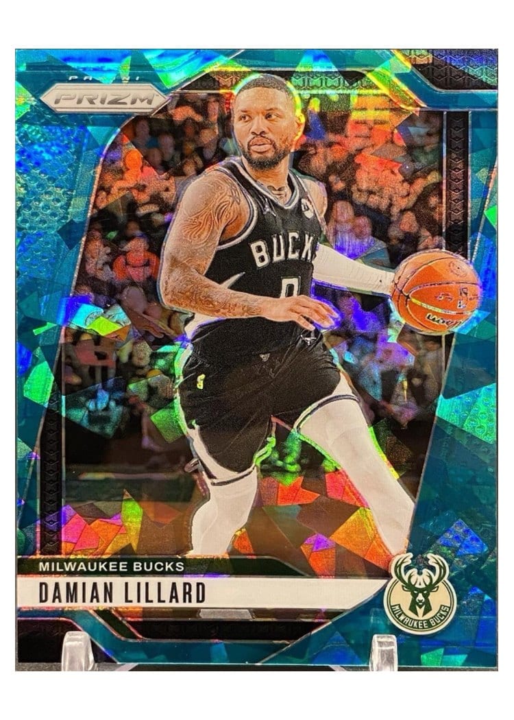 2024-25 Panini Prizm Base Set Damian Lillard #90 card