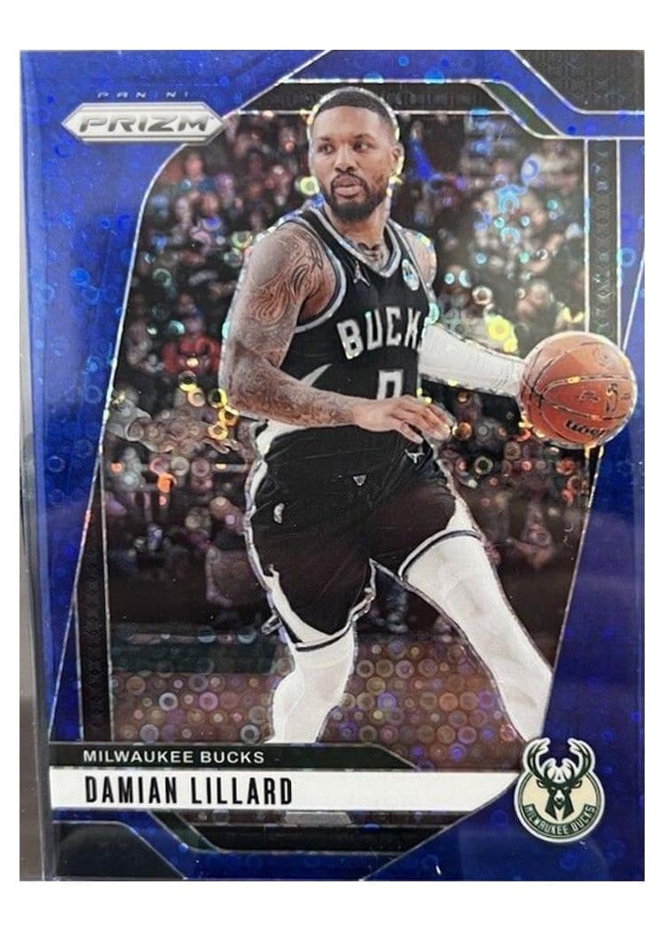 2024-25 Panini Prizm Base Set Damian Lillard #90 card