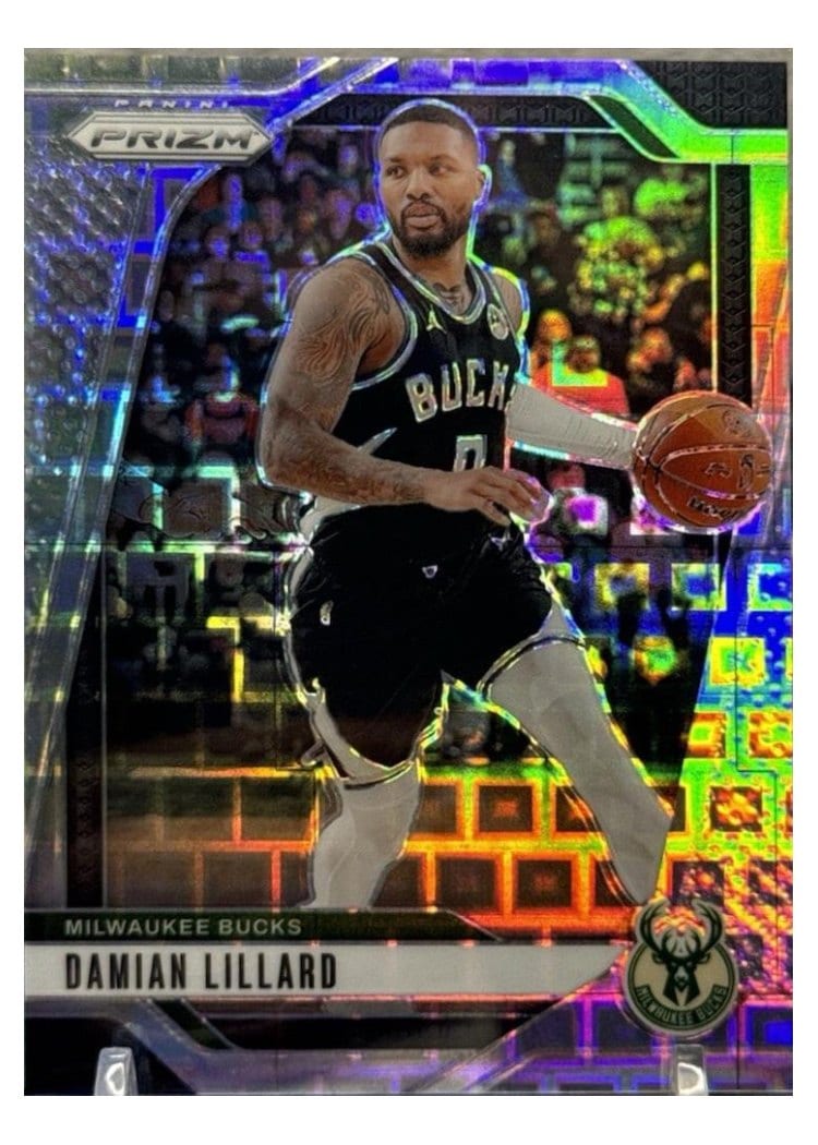 2024-25 Panini Prizm Base Set Damian Lillard #90 card