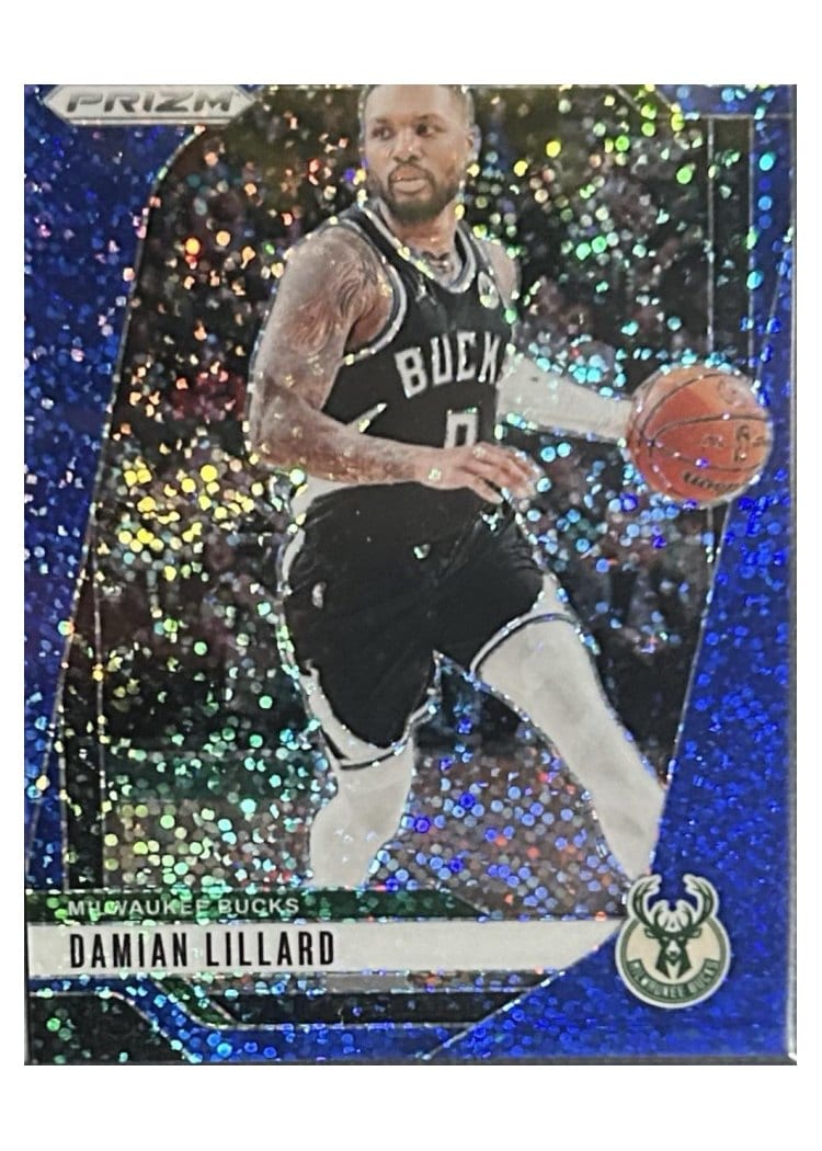 2024-25 Panini Prizm Base Set Damian Lillard #90 card
