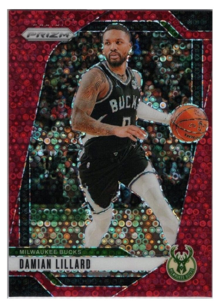 2024-25 Panini Prizm Base Set Damian Lillard #90 card