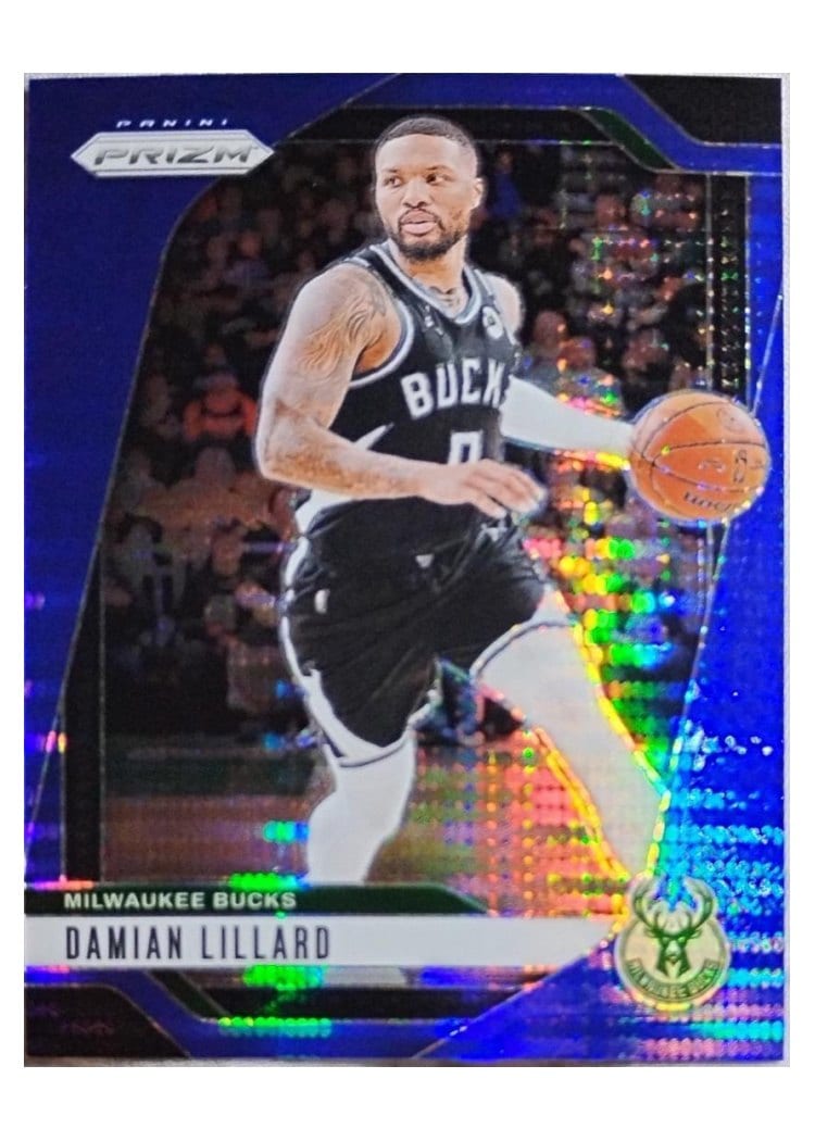 2024-25 Panini Prizm Base Set Damian Lillard #90 card