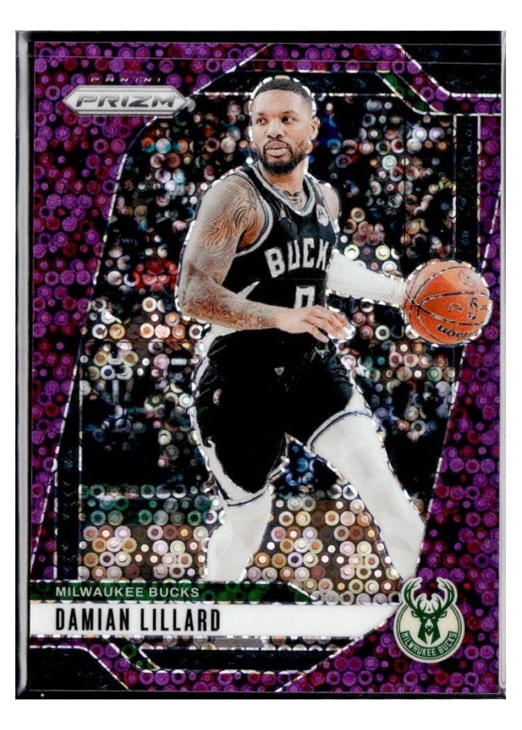 2024-25 Panini Prizm Base Set Damian Lillard #90 card
