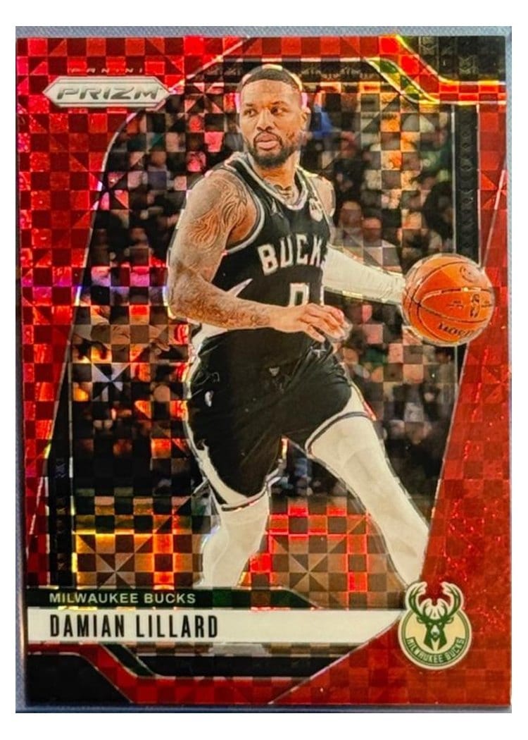 2024-25 Panini Prizm Base Set Damian Lillard #90 card