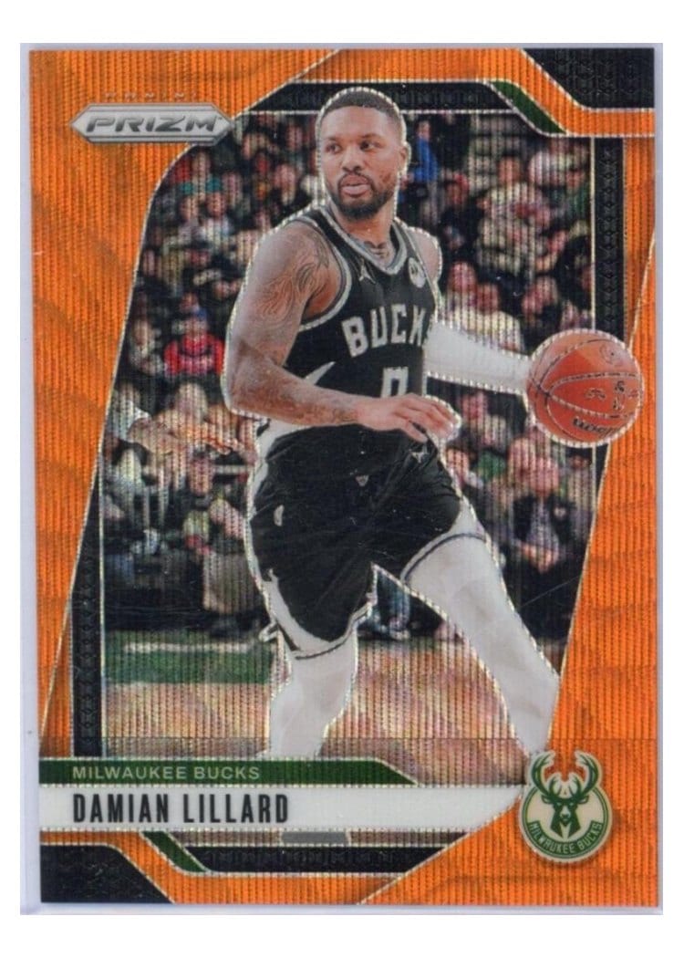 2024-25 Panini Prizm Base Set Damian Lillard #90 card
