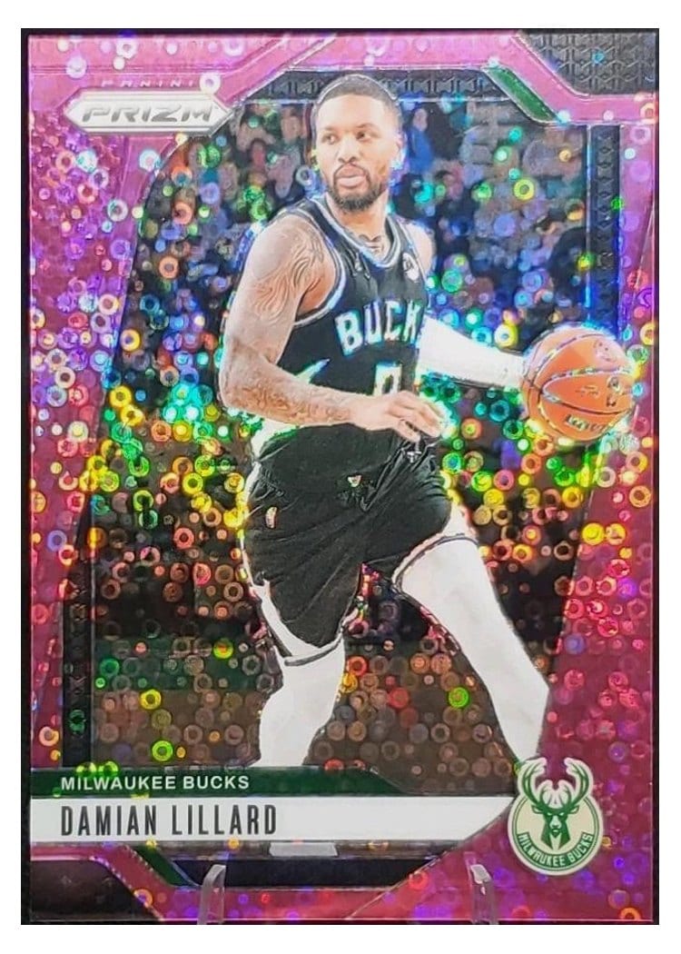2024-25 Panini Prizm Base Set Damian Lillard #90 card