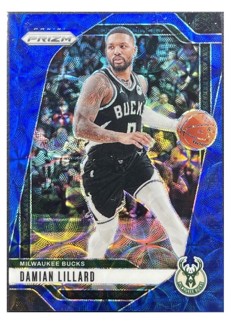 2024-25 Panini Prizm Base Set Damian Lillard #90 card