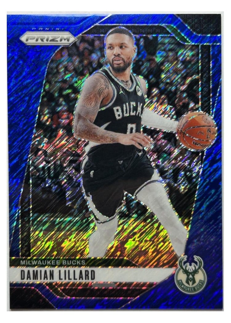 2024-25 Panini Prizm Base Set Damian Lillard #90 card