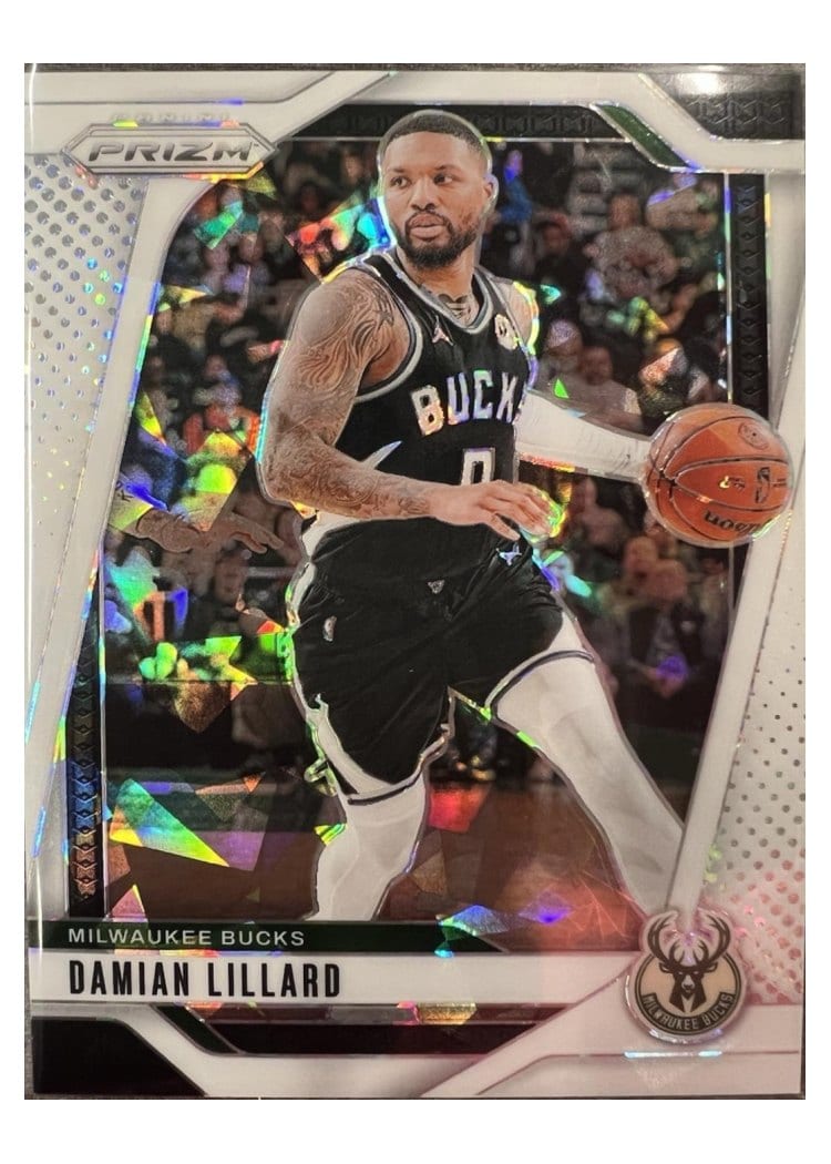 2024-25 Panini Prizm Base Set Damian Lillard #90 card