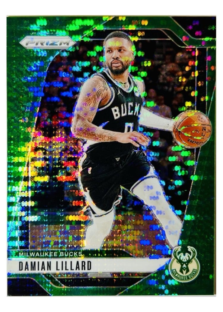 2024-25 Panini Prizm Base Set Damian Lillard #90 card