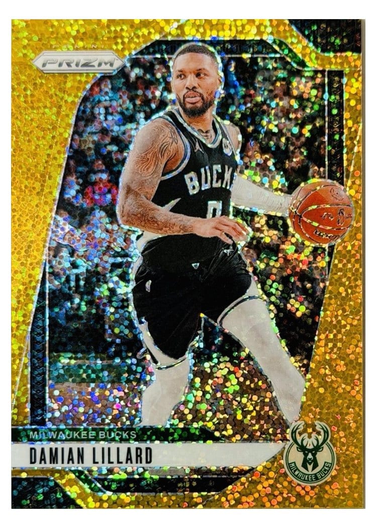 2024-25 Panini Prizm Base Set Damian Lillard #90 card