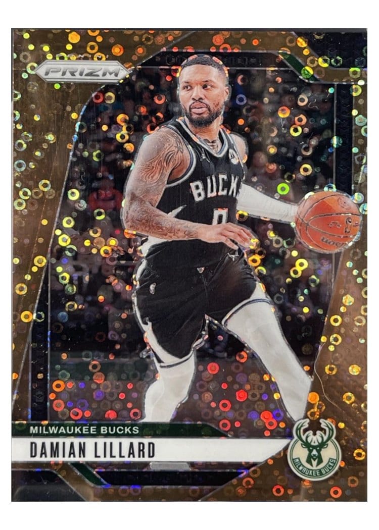 2024-25 Panini Prizm Base Set Damian Lillard #90 card