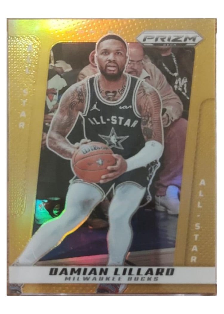 2024-25 Panini Prizm Base Set Damian Lillard #90 card
