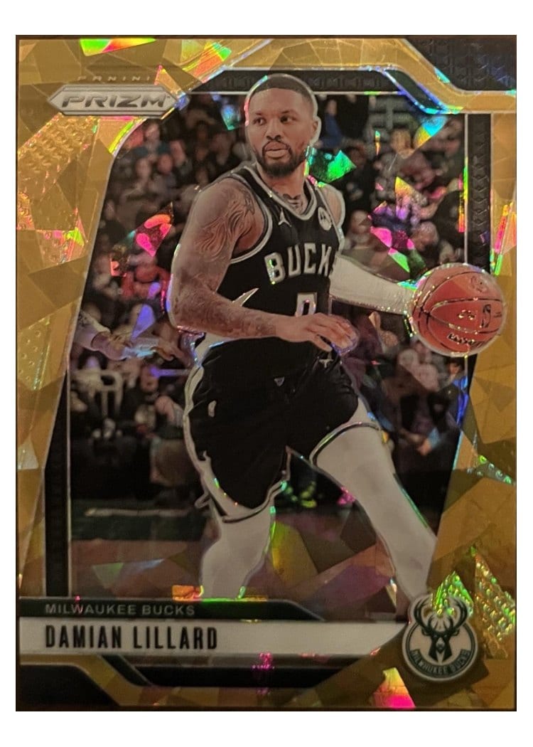 2024-25 Panini Prizm Base Set Damian Lillard #90 card