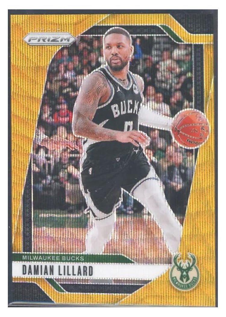 2024-25 Panini Prizm Base Set Damian Lillard #90 card