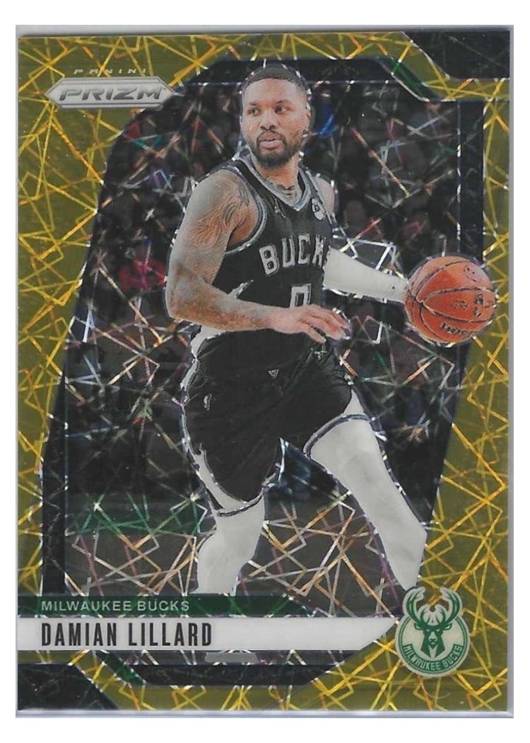 2024-25 Panini Prizm Base Set Damian Lillard #90 card