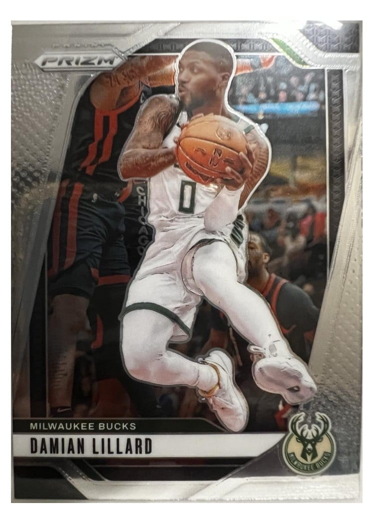 2024-25 Panini Prizm Base Set Damian Lillard #90 card