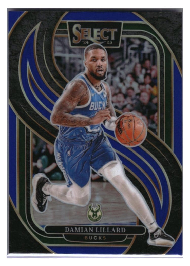 2024-25 Panini Select Base Set Damian Lillard #145 card