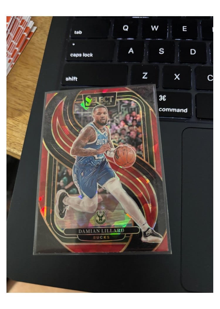 2024-25 Panini Select Base Set Damian Lillard #145 card