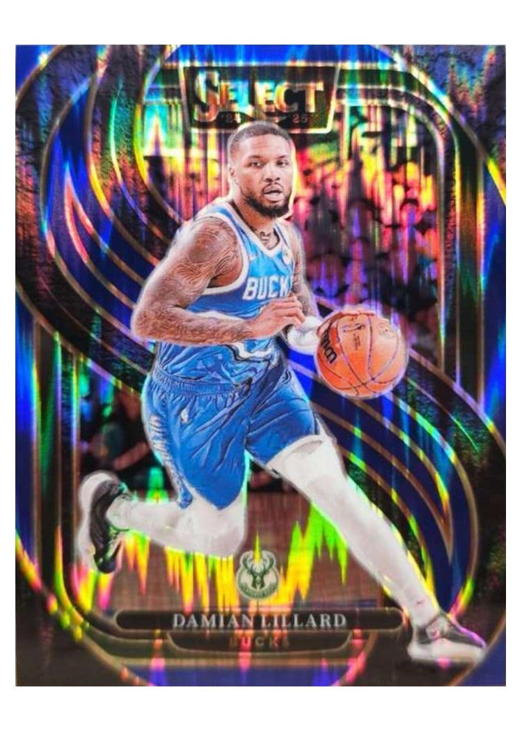 2024-25 Panini Select Base Set Damian Lillard #145 card