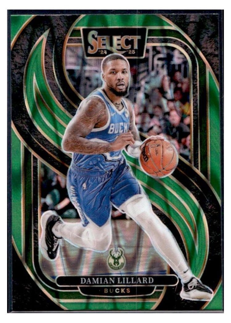 2024-25 Panini Select Base Set Damian Lillard #145 card