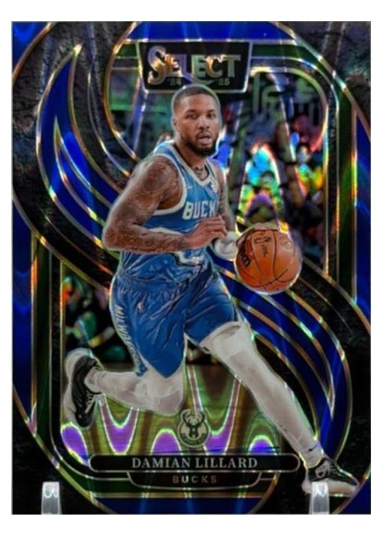 2024-25 Panini Select Base Set Damian Lillard #145 card