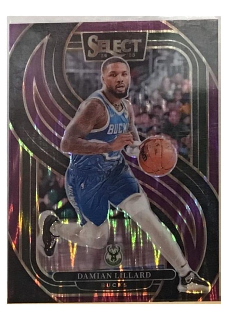 2024-25 Panini Select Base Set Damian Lillard #145 card