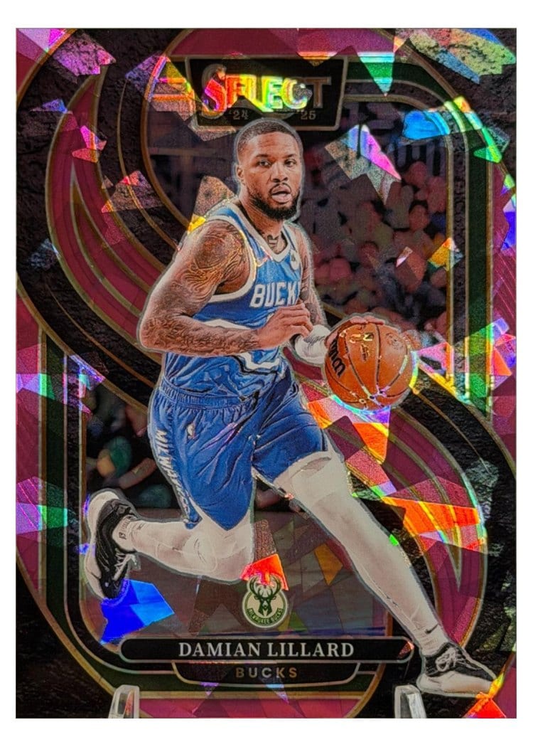 2024-25 Panini Select Base Set Damian Lillard #145 card