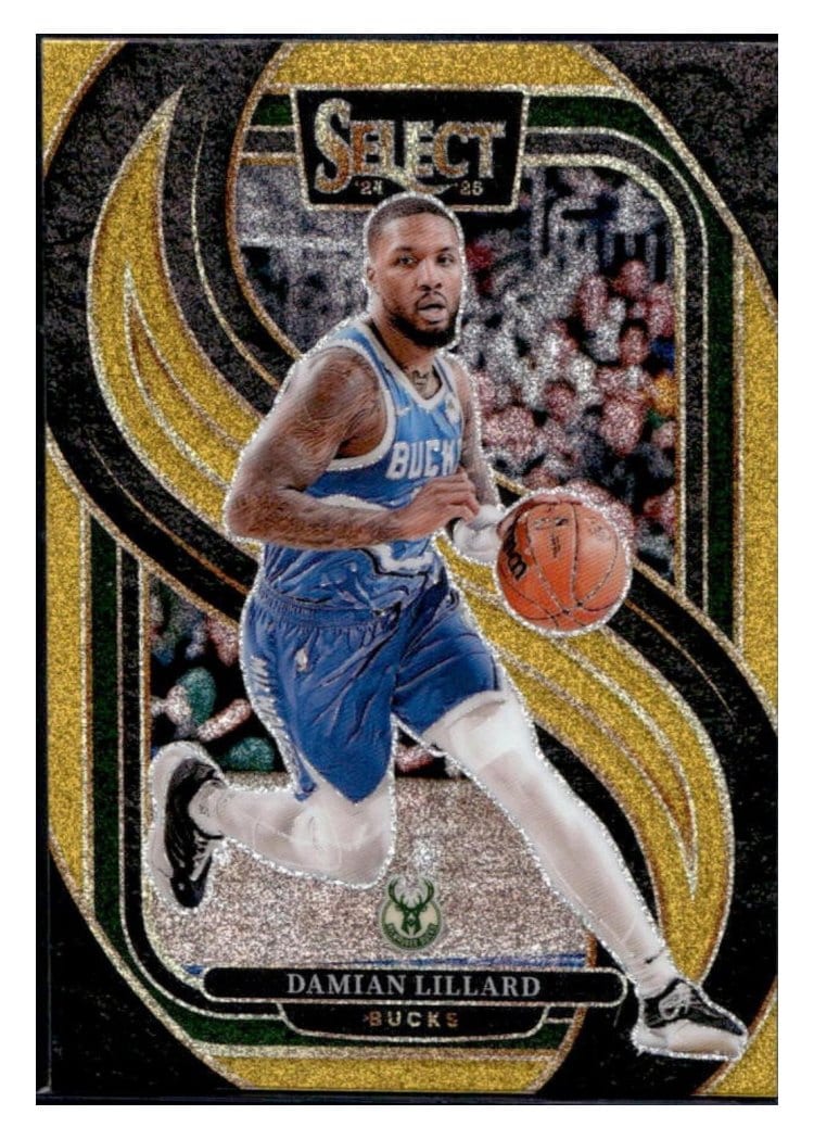 2024-25 Panini Select Base Set Damian Lillard #145 card