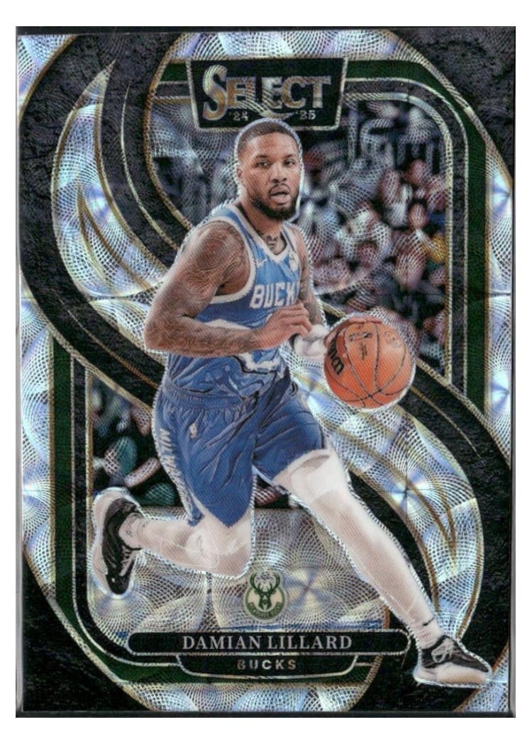 2024-25 Panini Select Base Set Damian Lillard #145 card