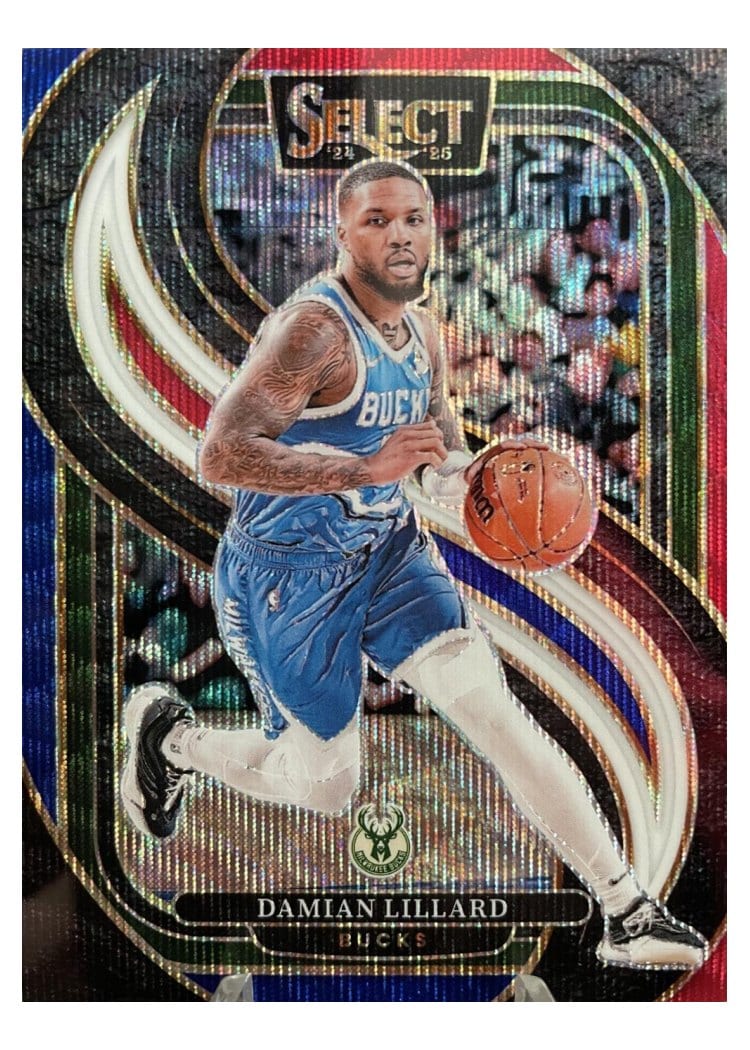 2024-25 Panini Select Base Set Damian Lillard #145 card