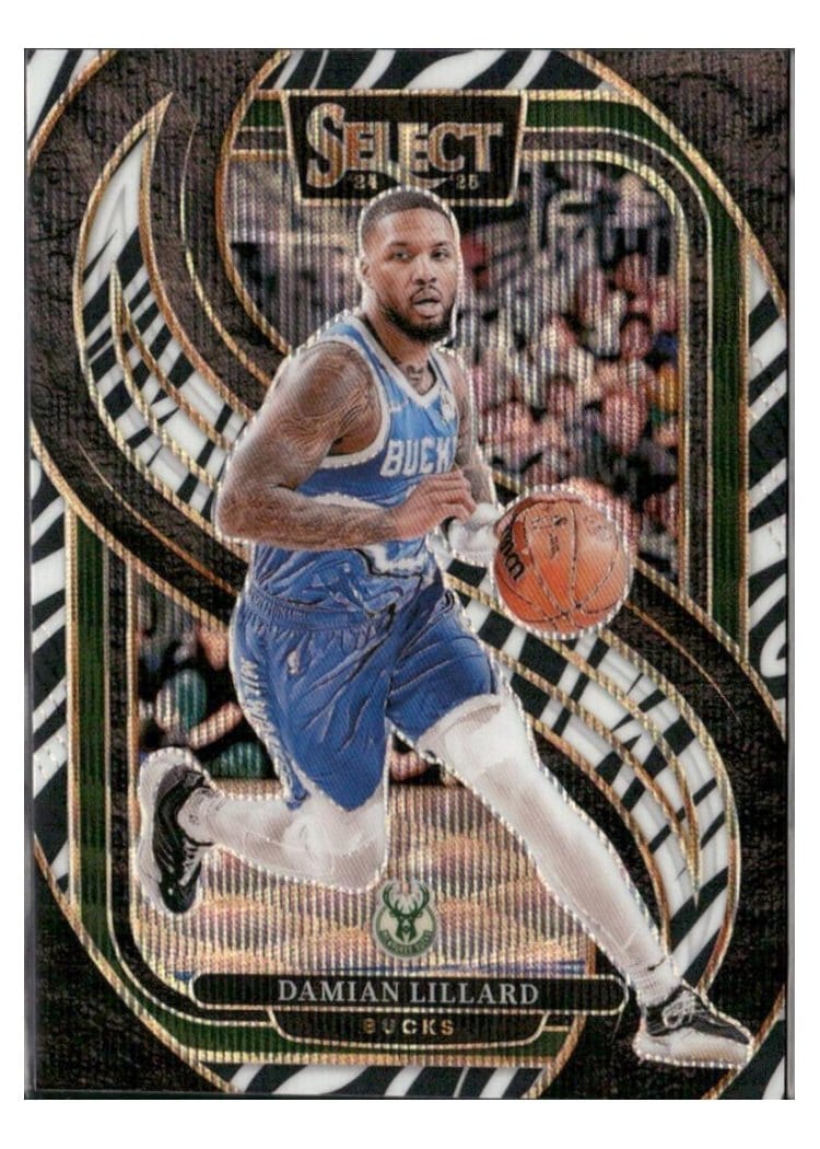 2024-25 Panini Select Base Set Damian Lillard #145 card